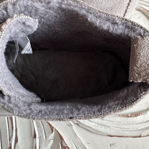 Bearpaw Skye Womens Size 9 Gray Fog Suede Lace Up Chukka Ankle Boot - Picture 5 of 8